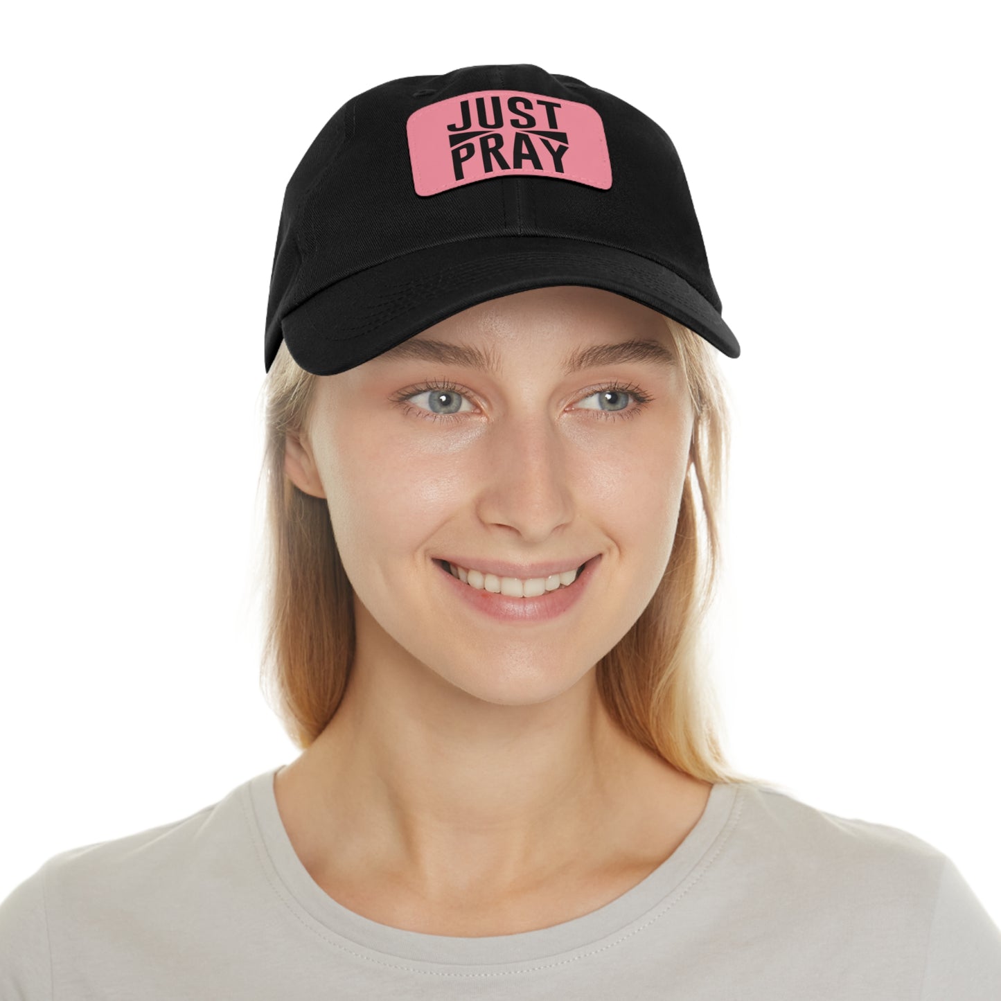 JUST PRAY - LEATHER PATCH CAP