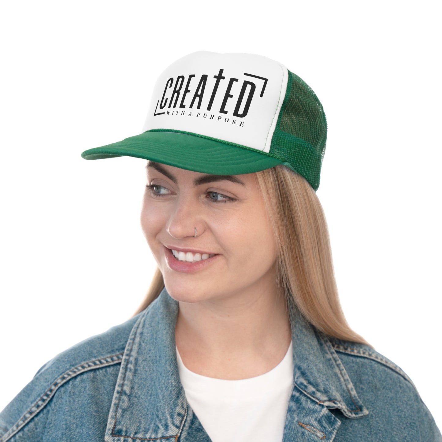 CREATED WITH PURPOSE TRUCKER CAPS