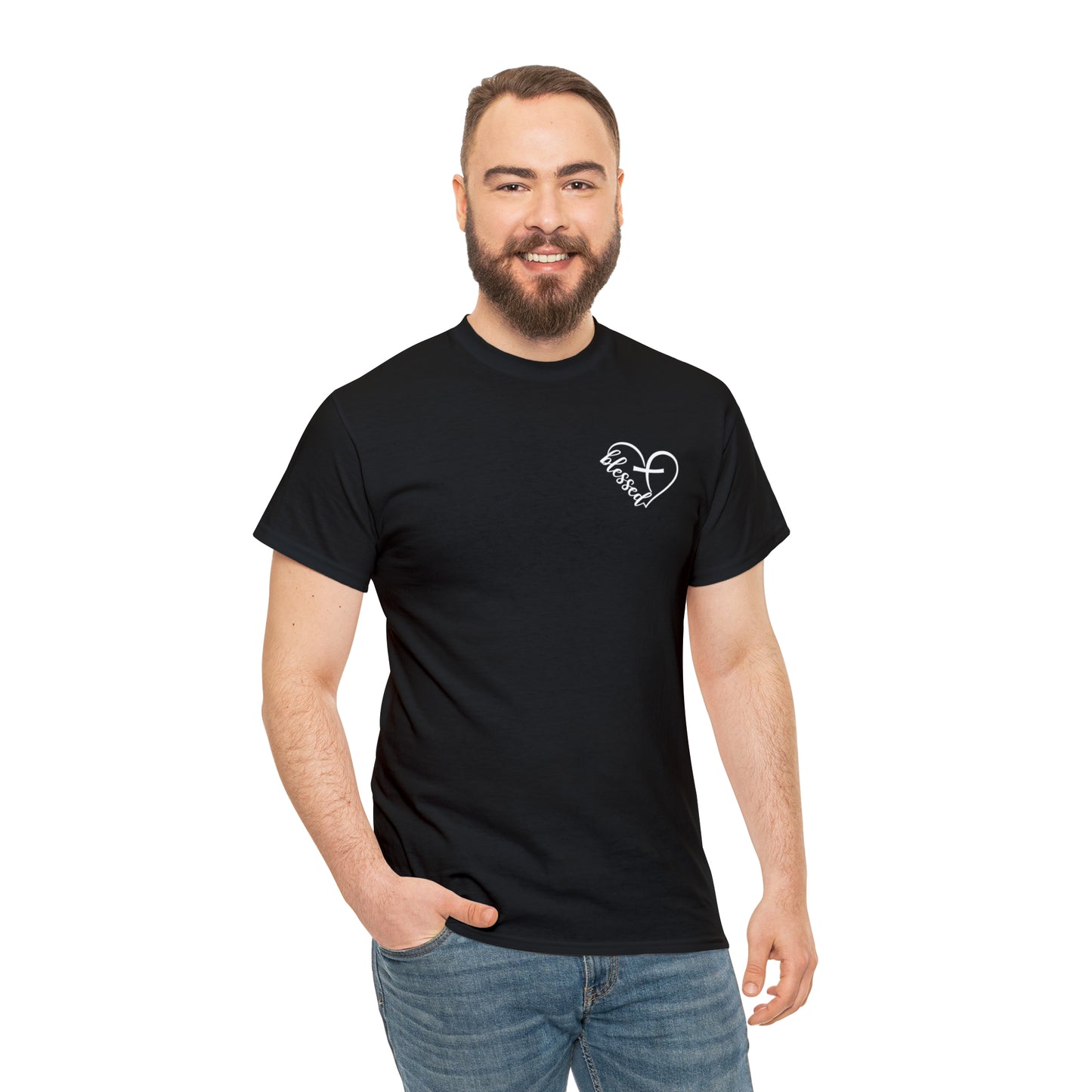 BLESSED HEART - DRK TEE