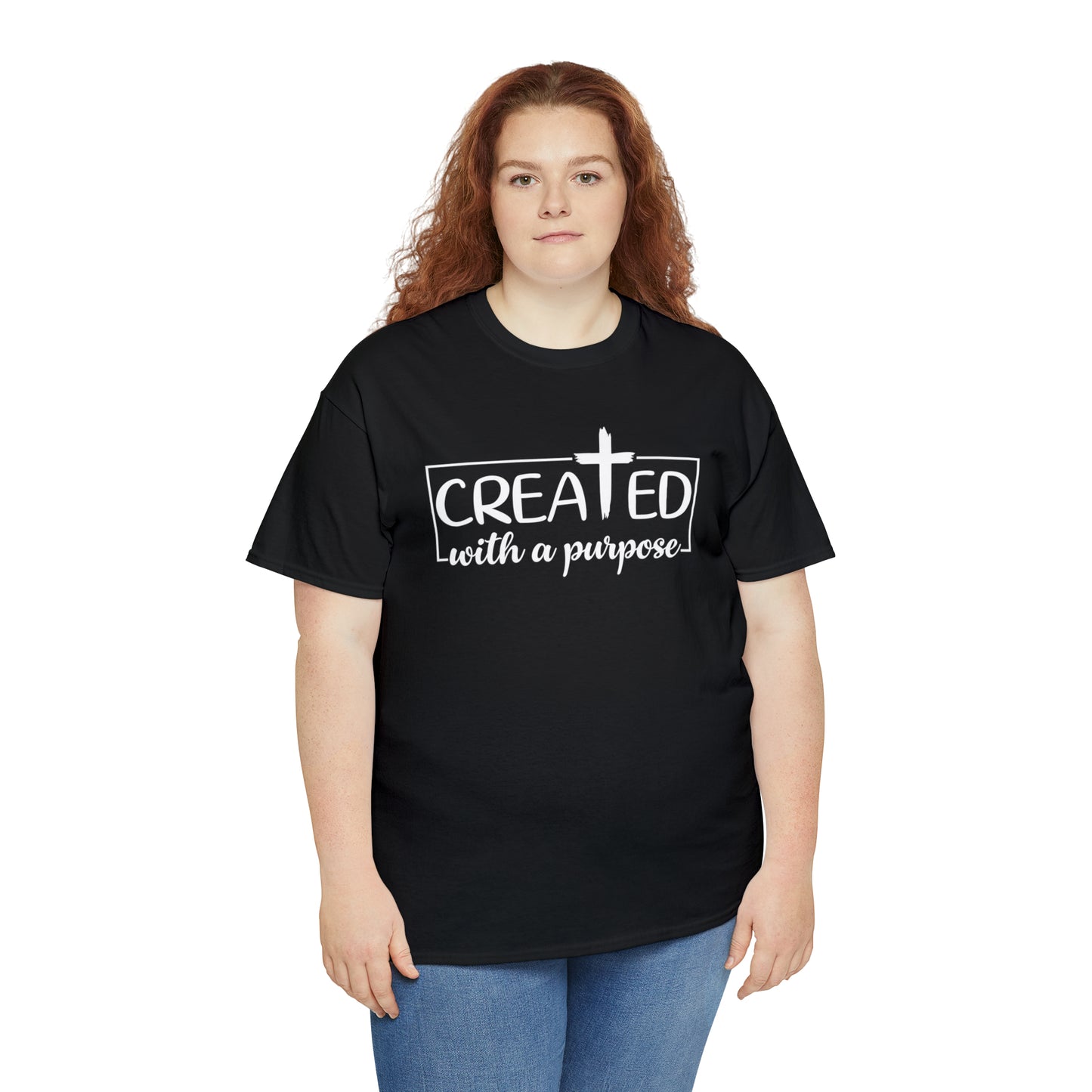 CREATED WITH PURPOSE - DRK TEE
