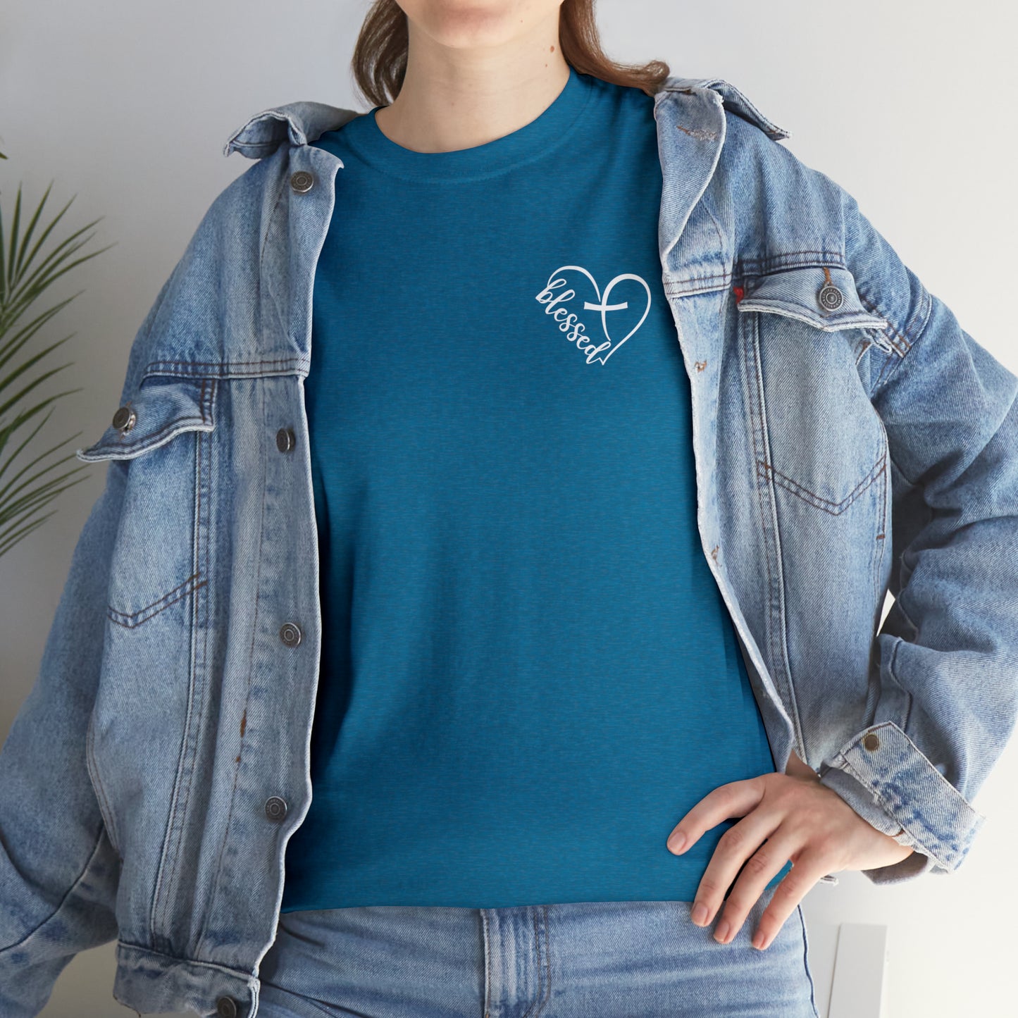 BLESSED HEART - DRK TEE