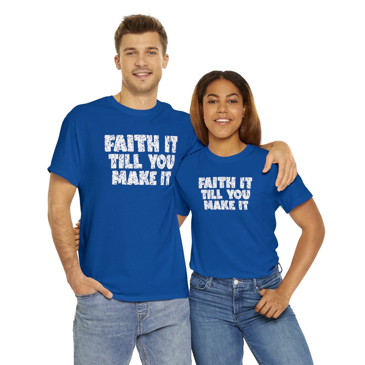 FAITH IT TILL YOU MAKE IT - DRK TEE