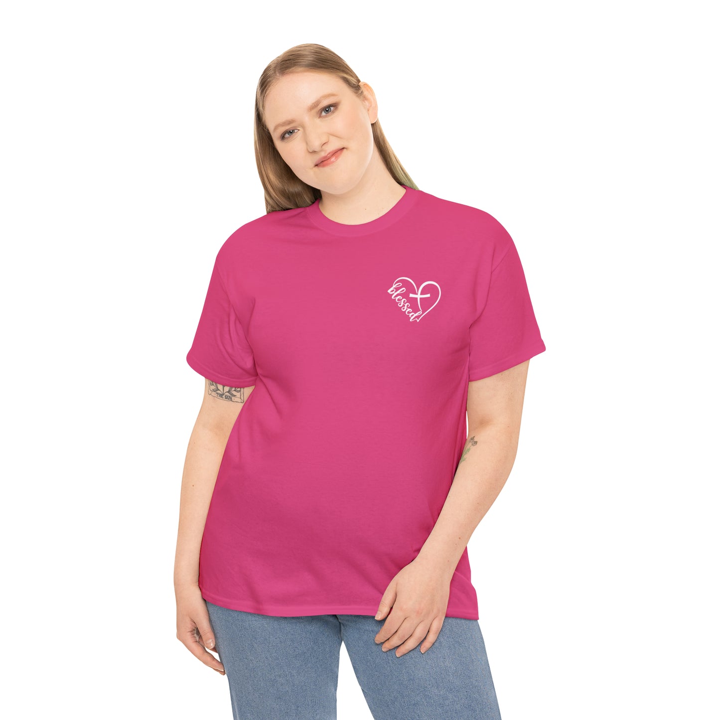 BLESSED HEART - DRK TEE