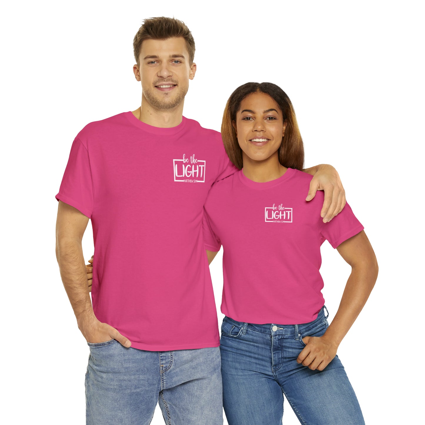 BE THE LIGHT BADGE - DRK TEE