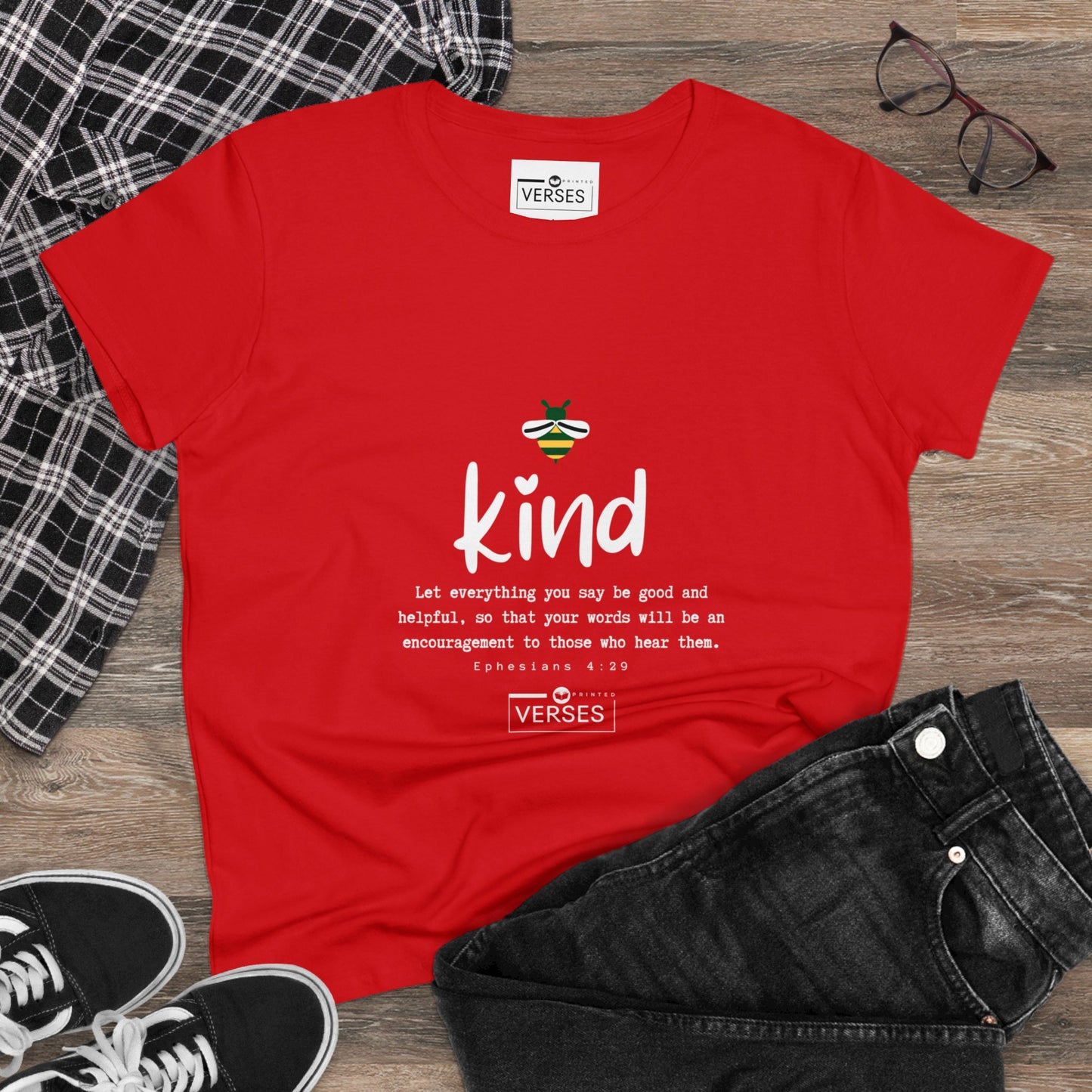 BE KIND - LADIES DRK TEE