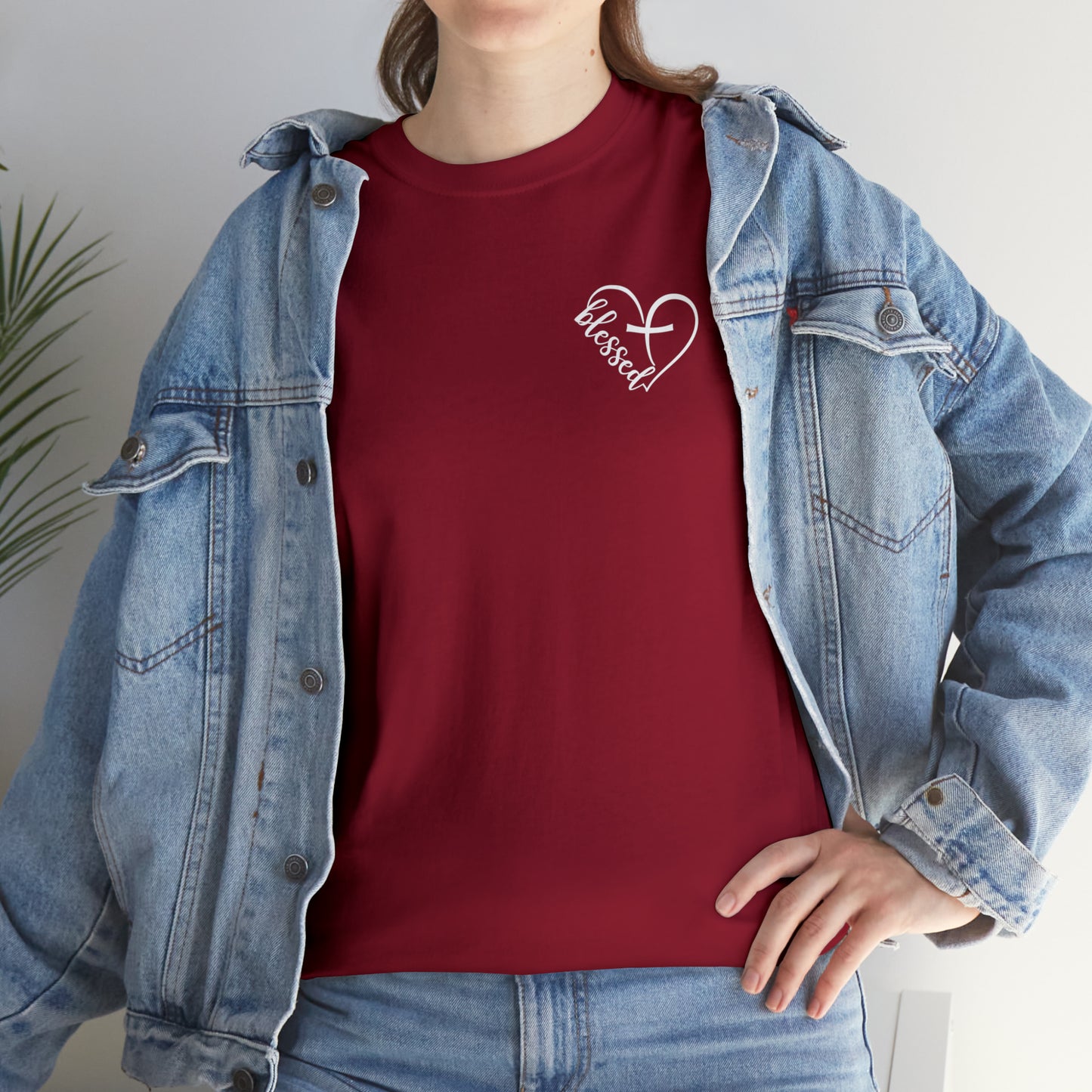 BLESSED HEART - DRK TEE