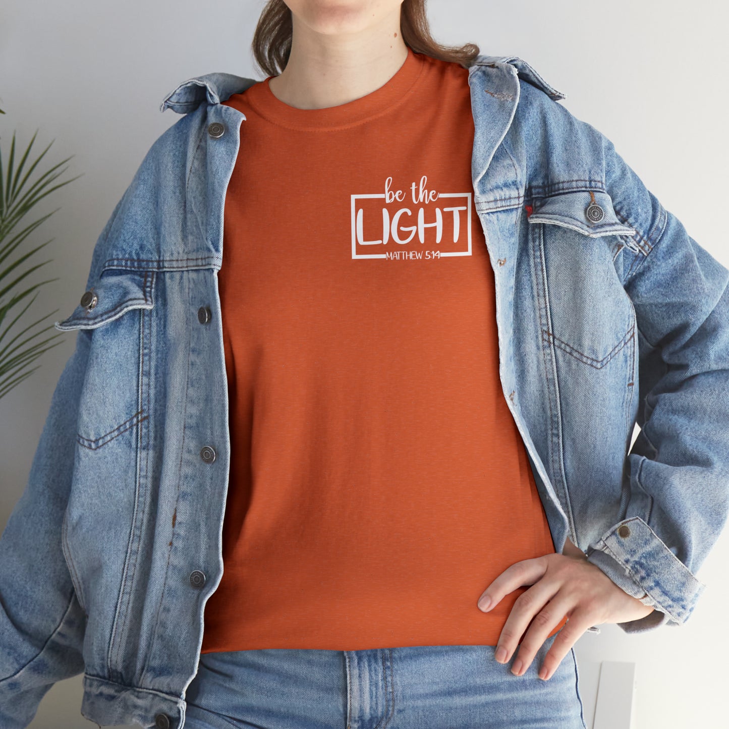 BE THE LIGHT BADGE - DRK TEE
