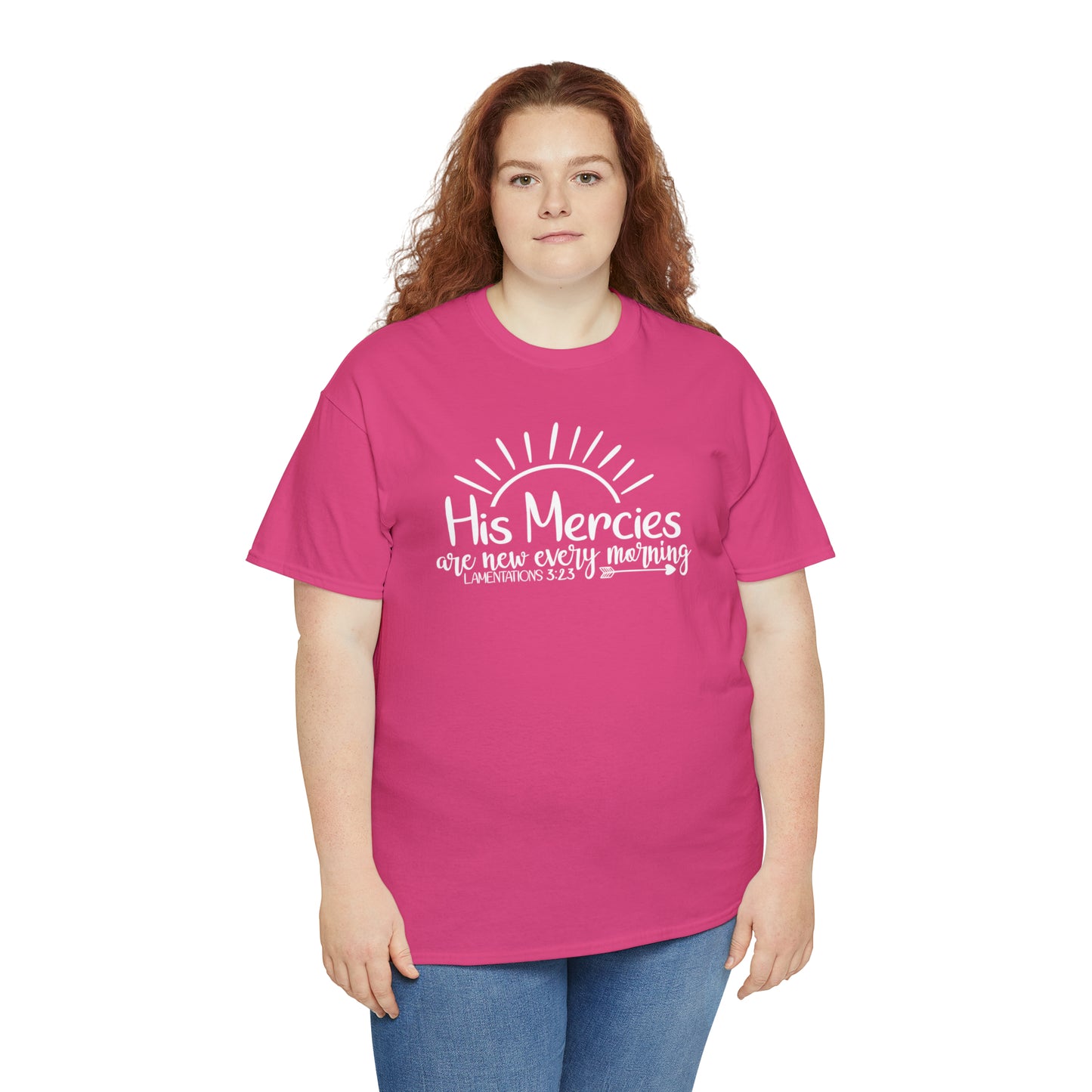 HIS MERCIES ARE NEW EVERY MORNING - DRK TEE