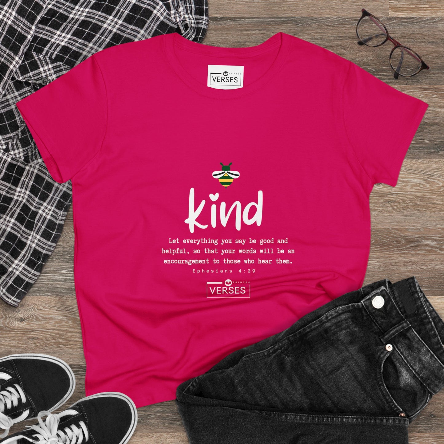 BE KIND - LADIES DRK TEE