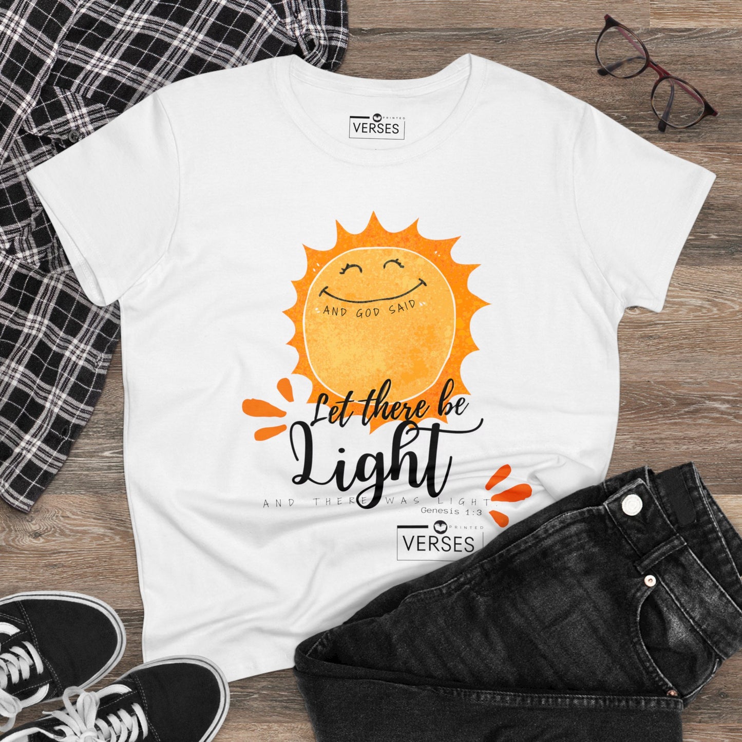 LET THERE BE LIGHT - LADIES COTTON TEE
