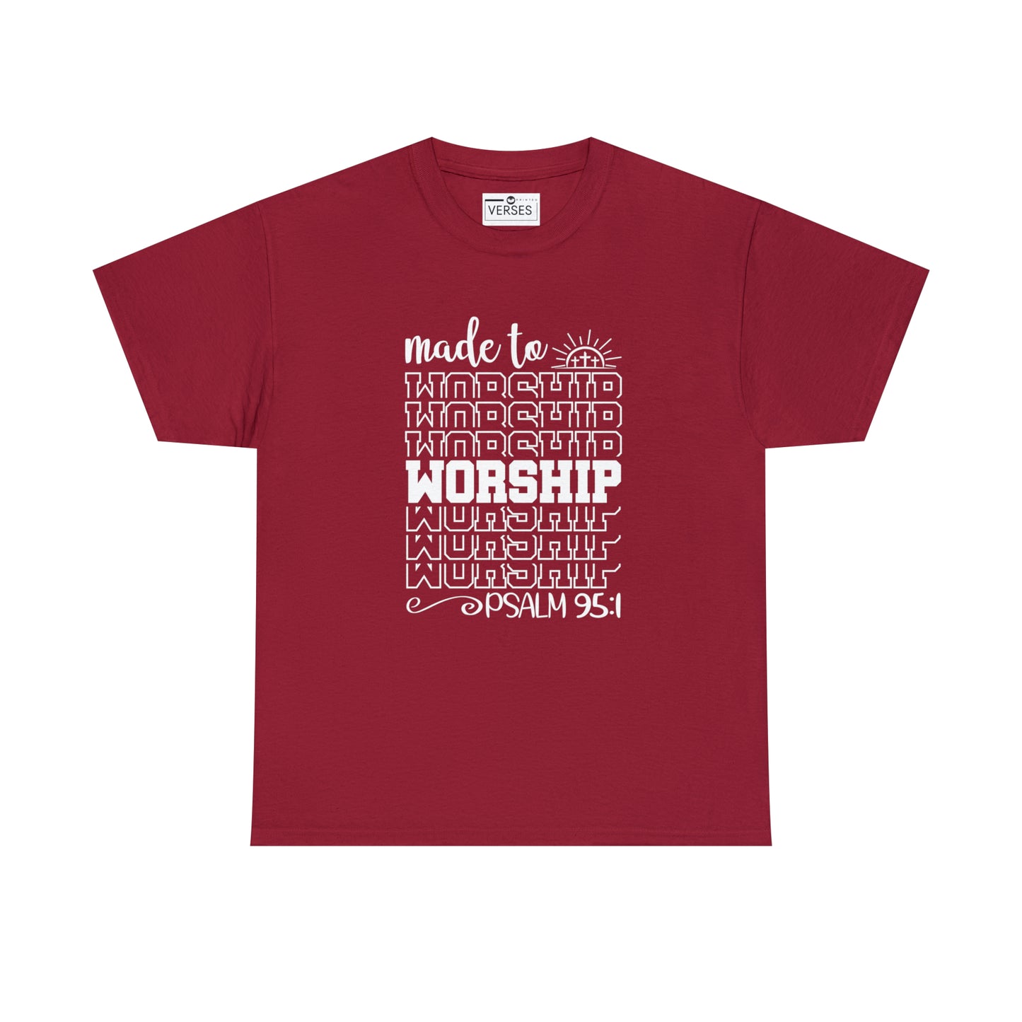 MADE TO WORSHIP - DRK TEE