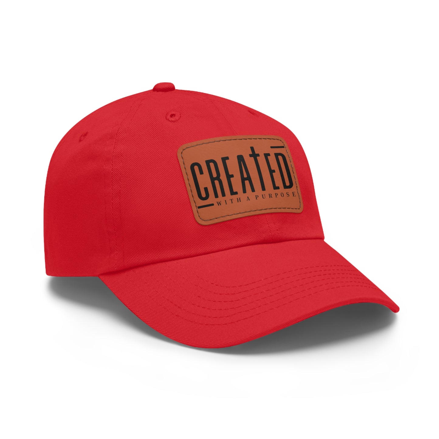 CREATED WITH PURPOSE - LEATHER PATCH CAP