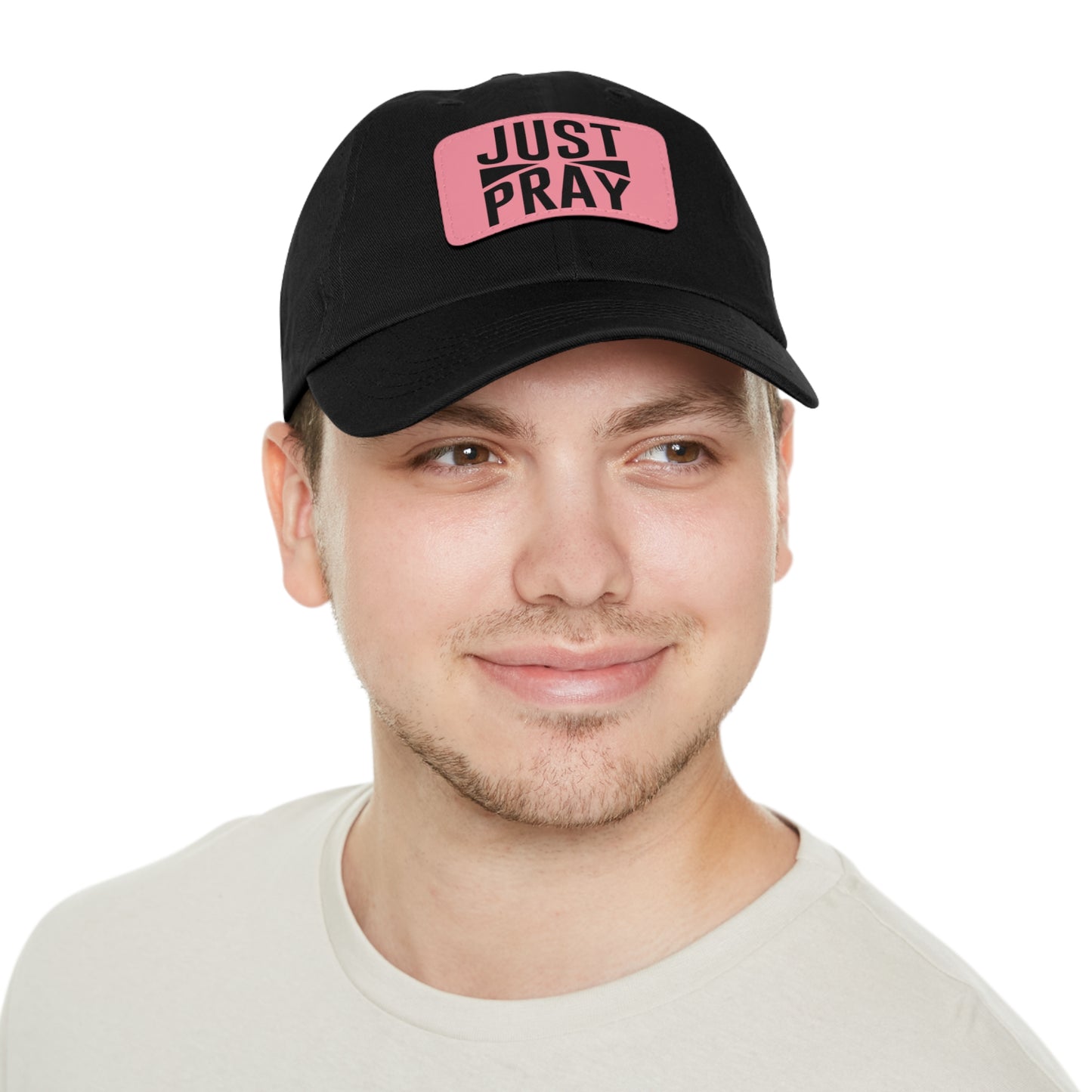 JUST PRAY - LEATHER PATCH CAP