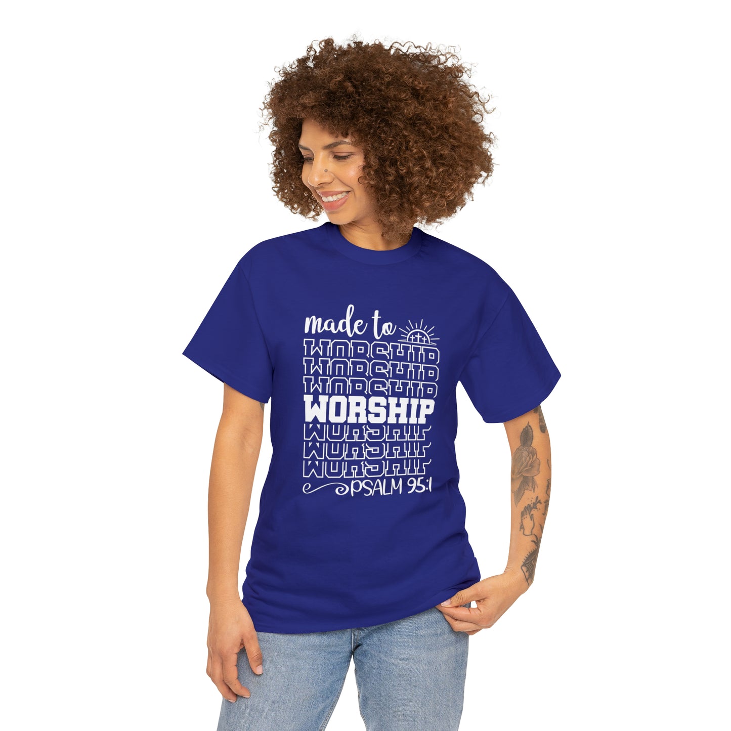 MADE TO WORSHIP - DRK TEE