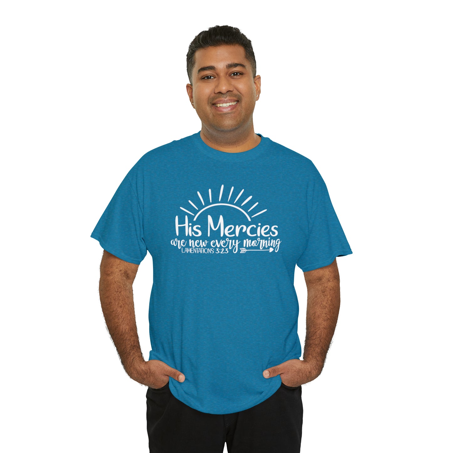 HIS MERCIES ARE NEW EVERY MORNING - DRK TEE