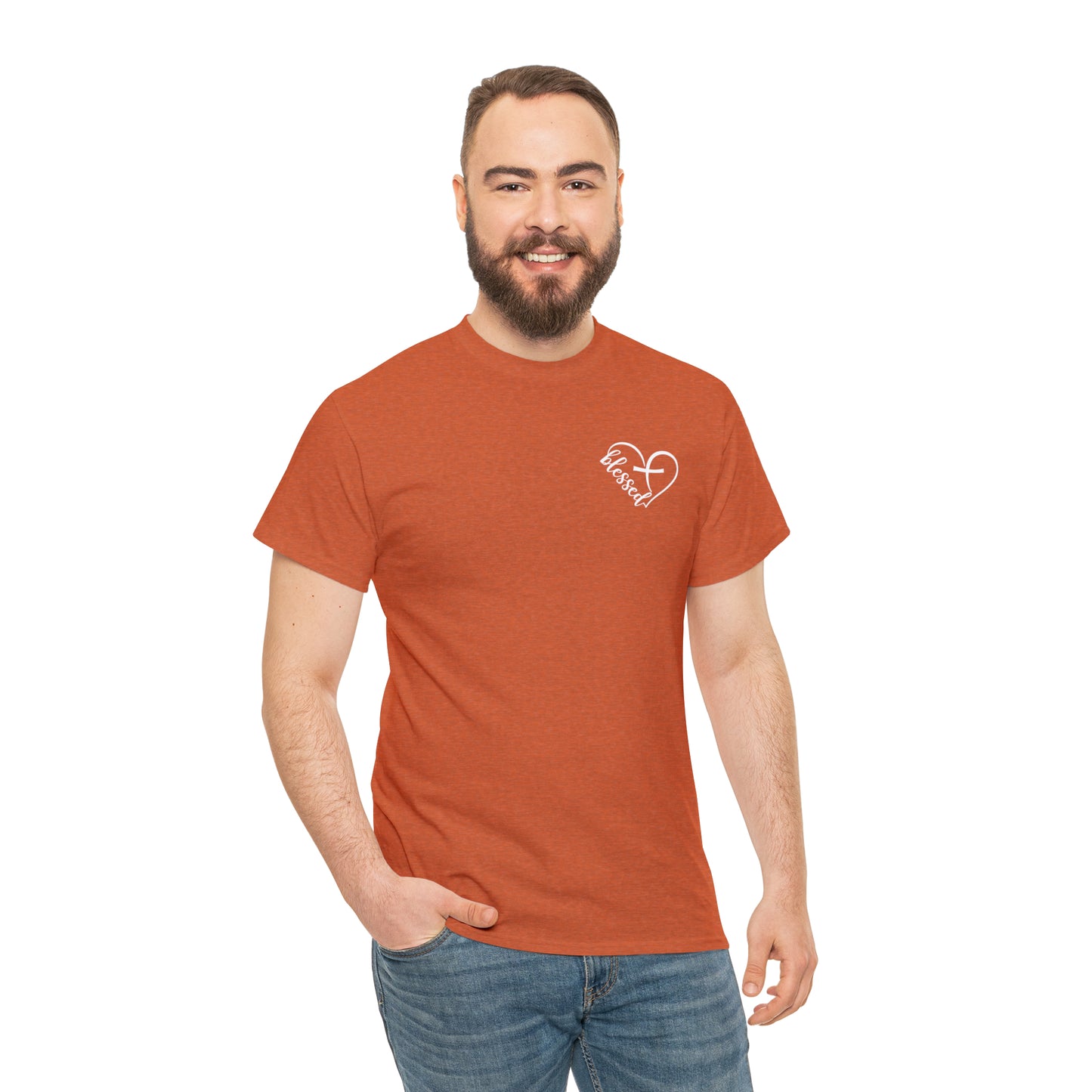 BLESSED HEART - DRK TEE