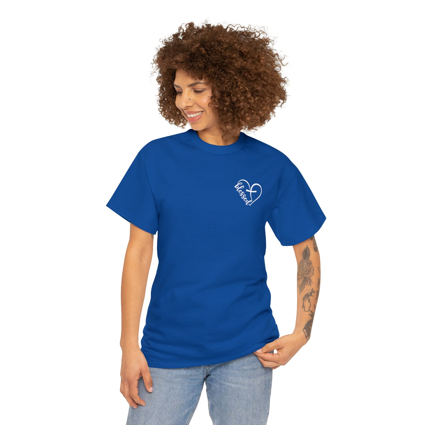 BLESSED HEART - DRK TEE