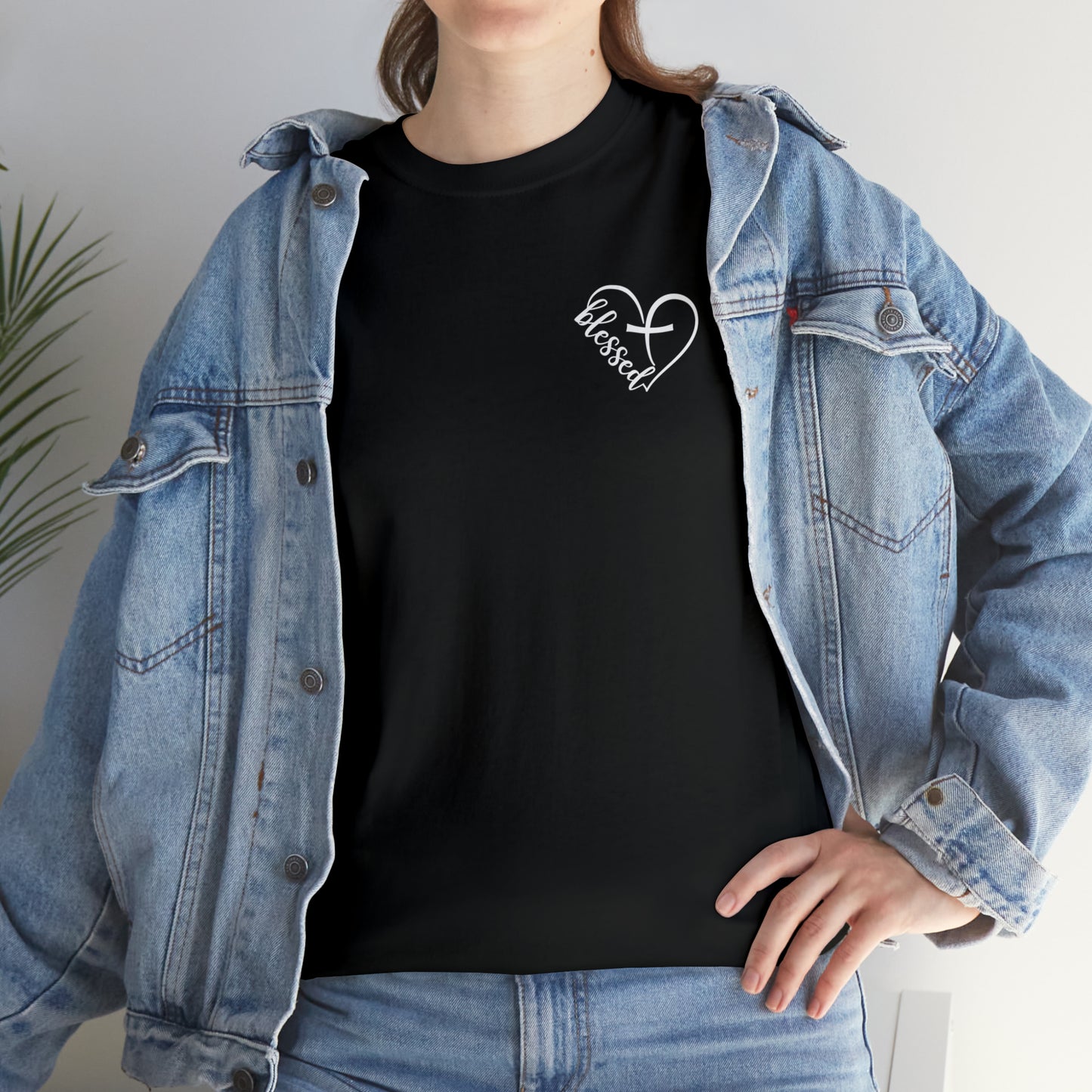 BLESSED HEART - DRK TEE