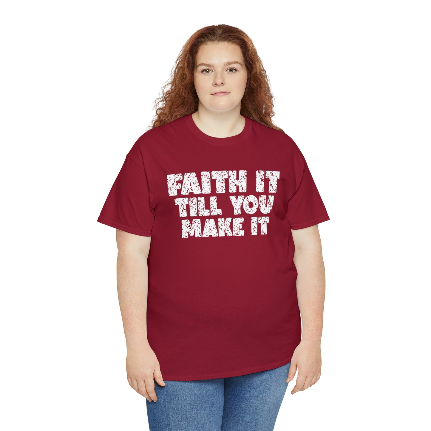 FAITH IT TILL YOU MAKE IT - DRK TEE