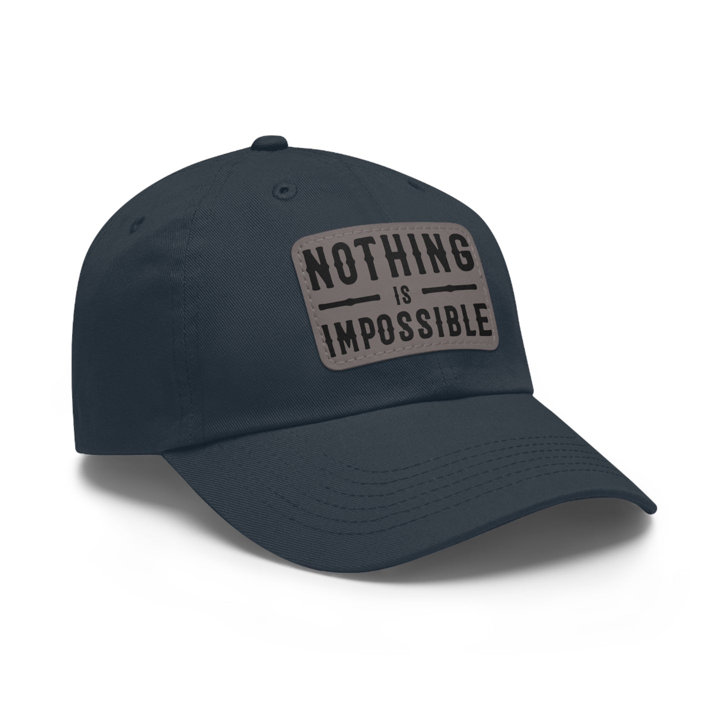 NOTHING IS IMPOSSIBLE - LEATHER PATCH CAP