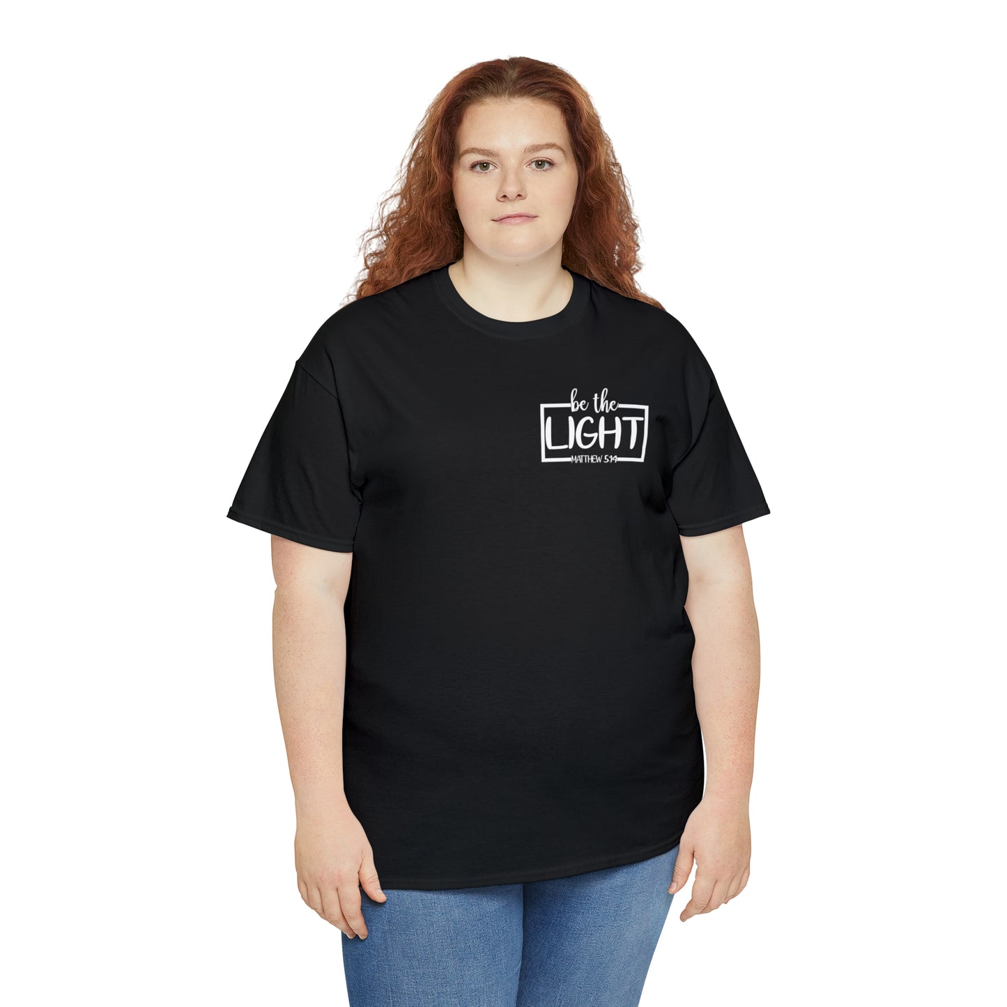 BE THE LIGHT BADGE - DRK TEE