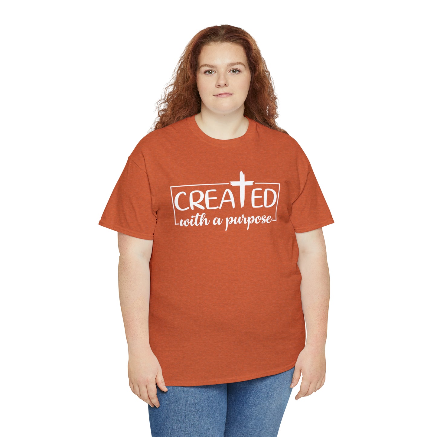 CREATED WITH PURPOSE - DRK TEE