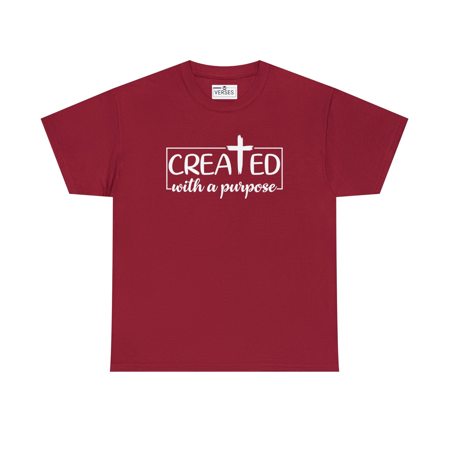 CREATED WITH PURPOSE - DRK TEE