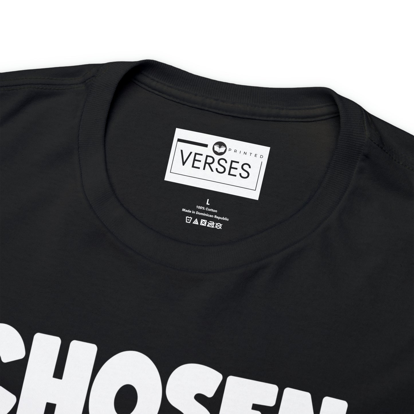 CHOSEN BLESSED FORGIVEN REDEEMED - DRK TEE