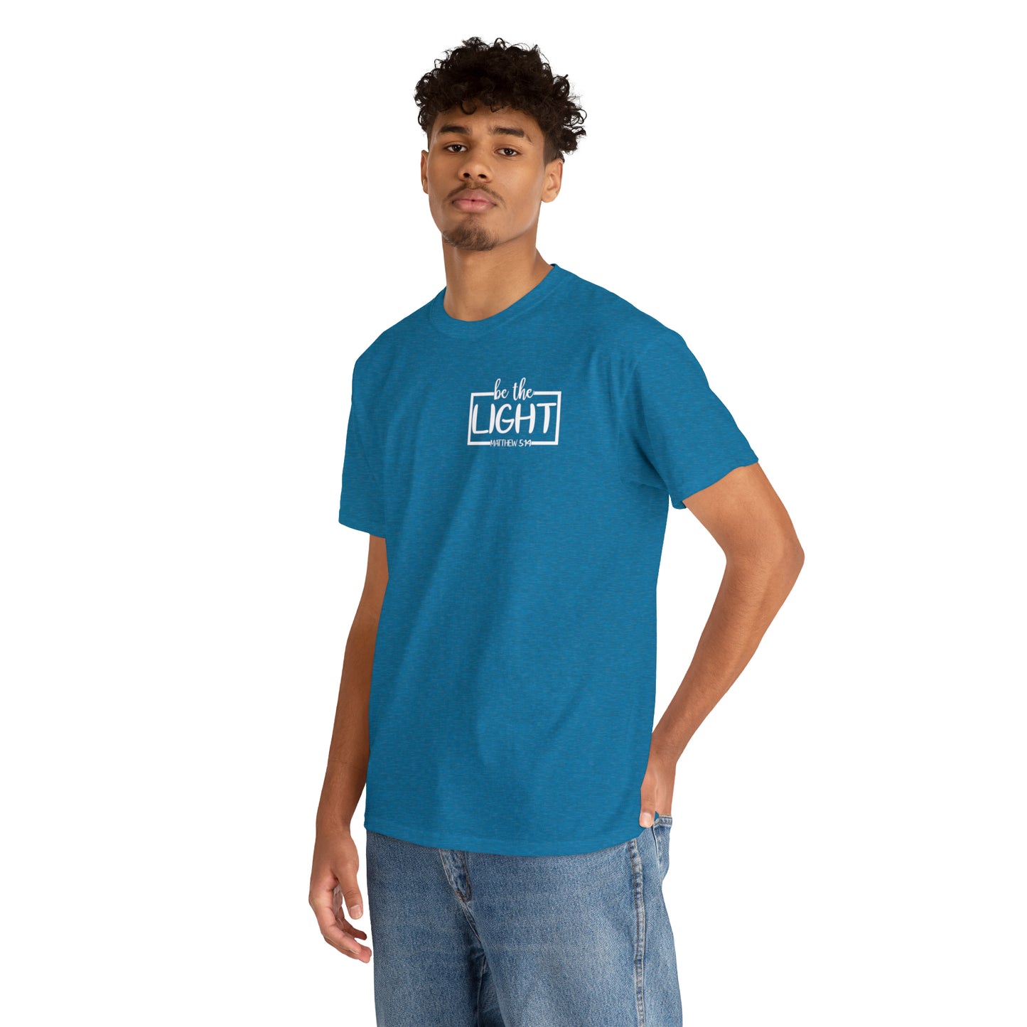 BE THE LIGHT BADGE - DRK TEE