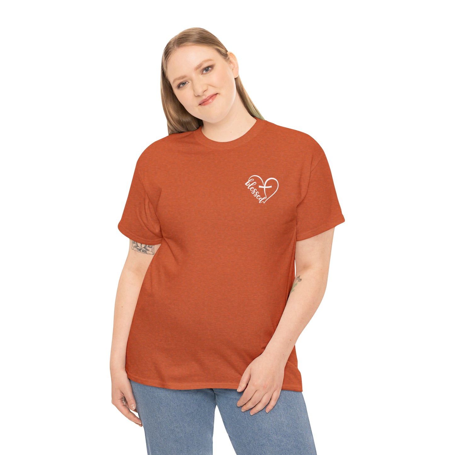 BLESSED HEART - DRK TEE