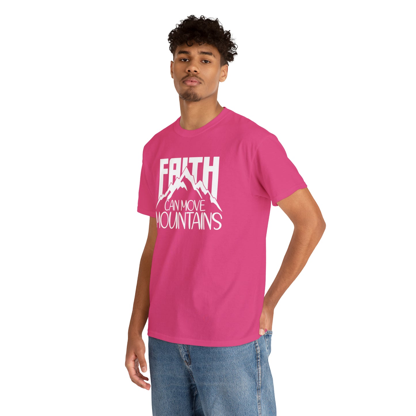 FAITH CAN MOVE MOUNTAINS - DRK TEE