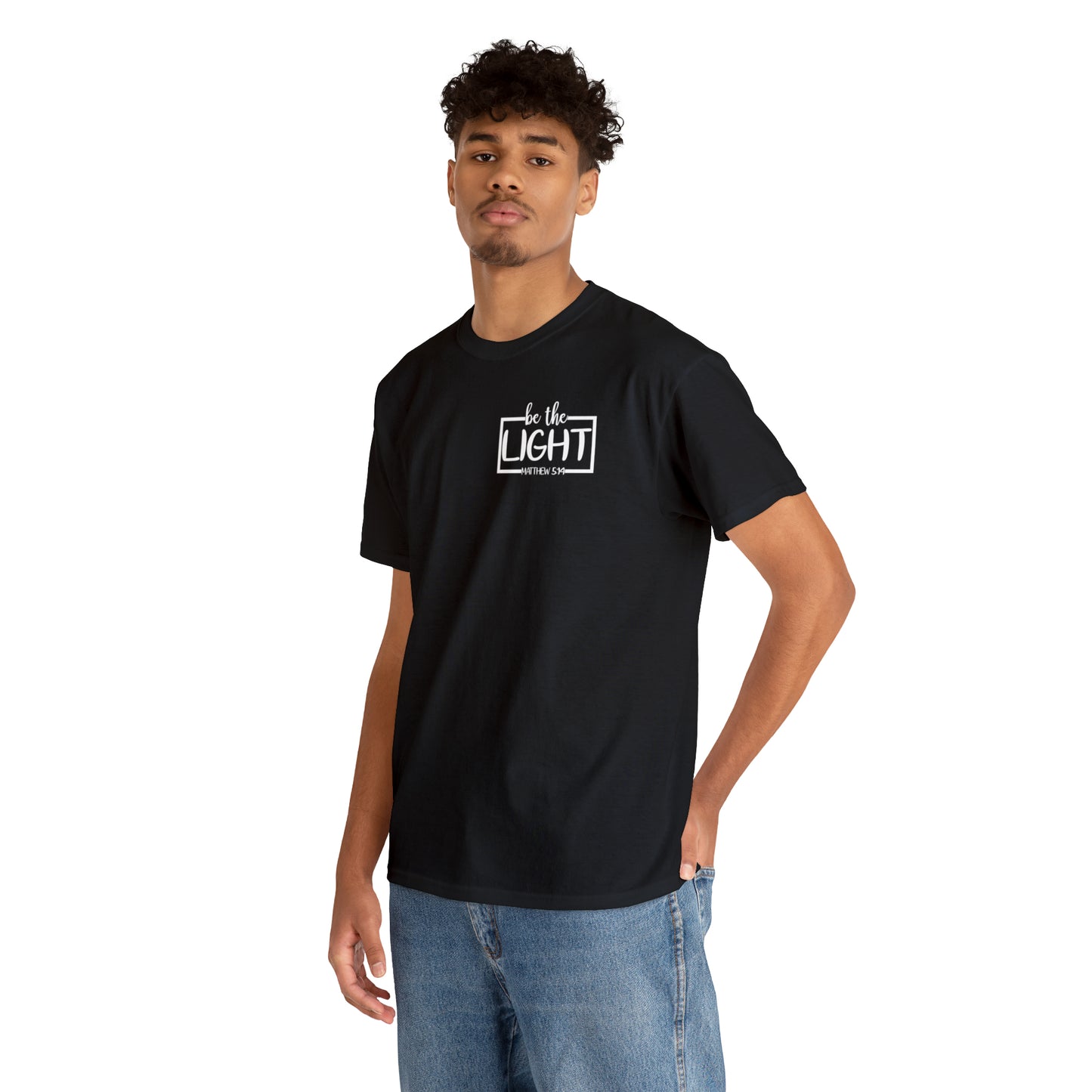 BE THE LIGHT BADGE - DRK TEE