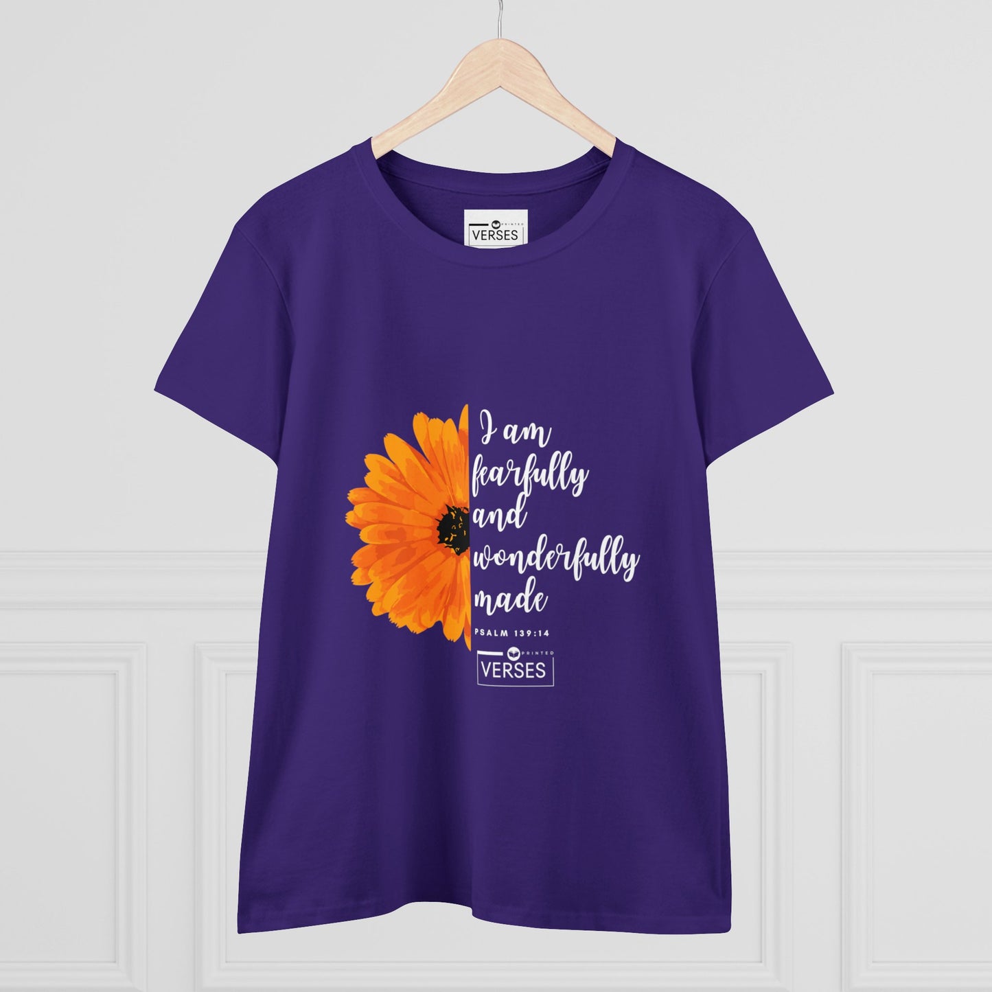 I AM FEARFULLY AND WONDERFULLY MADE - LADIES DRK TEE