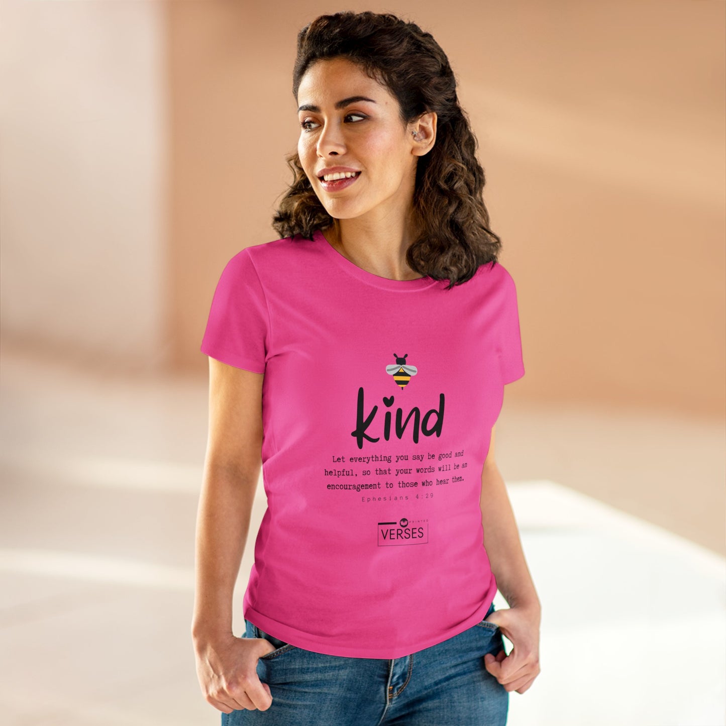 BE KIND - LADIES COTTON TEE