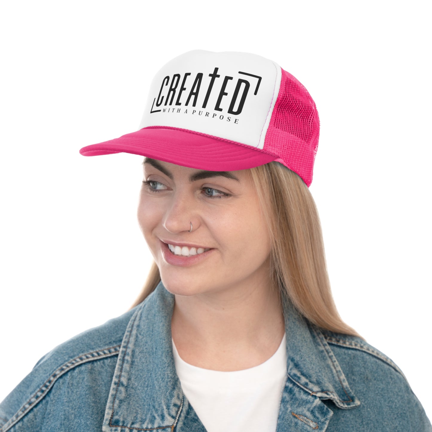 CREATED WITH PURPOSE TRUCKER CAPS
