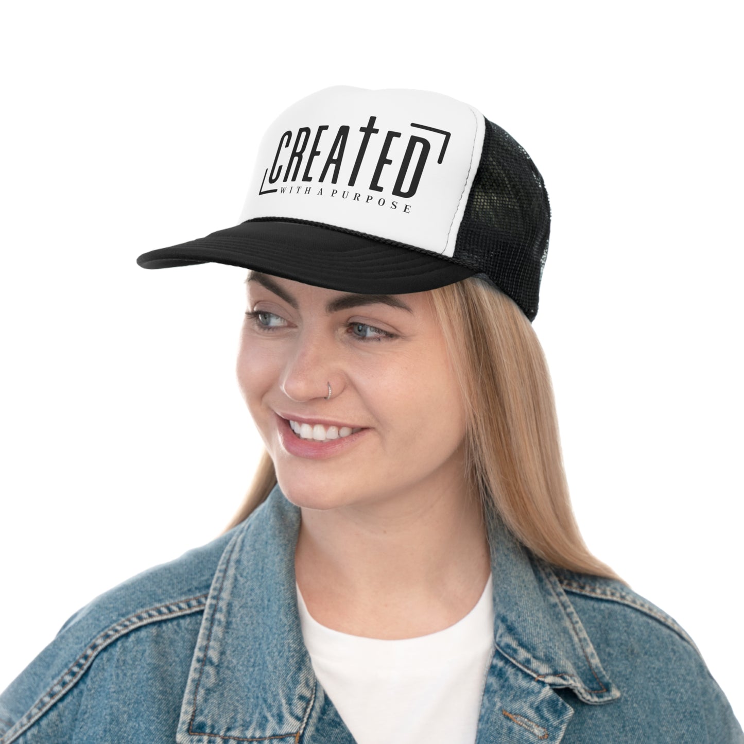 CREATED WITH PURPOSE TRUCKER CAPS
