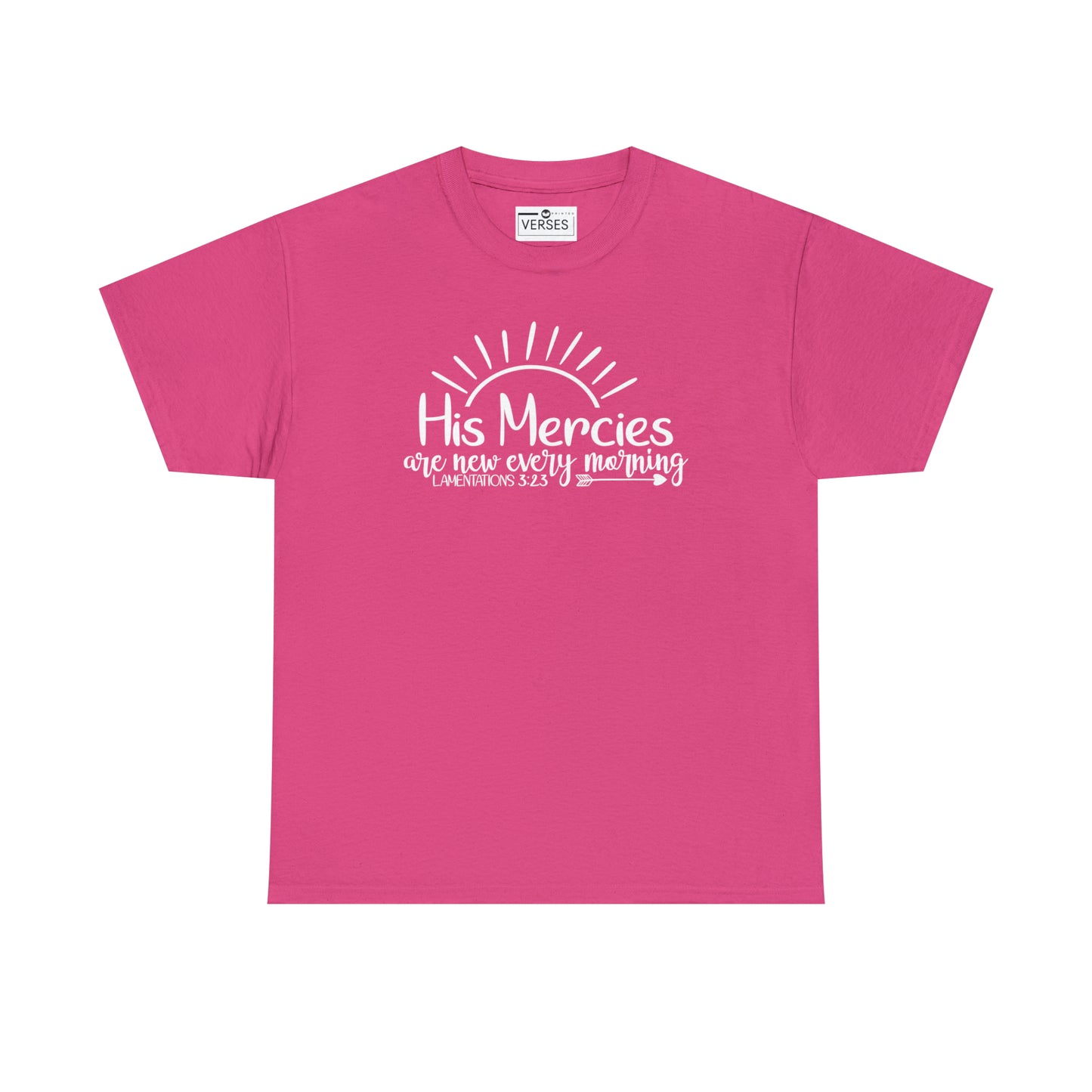 HIS MERCIES ARE NEW EVERY MORNING - DRK TEE
