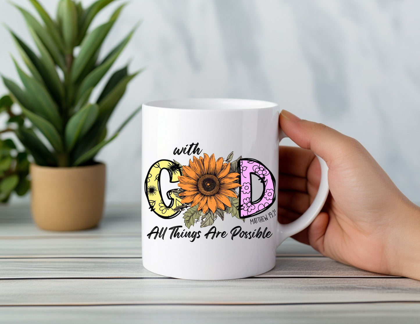 WITH GOD ALL THINGS ARE POSSIBLE - MIRACLE MUG
