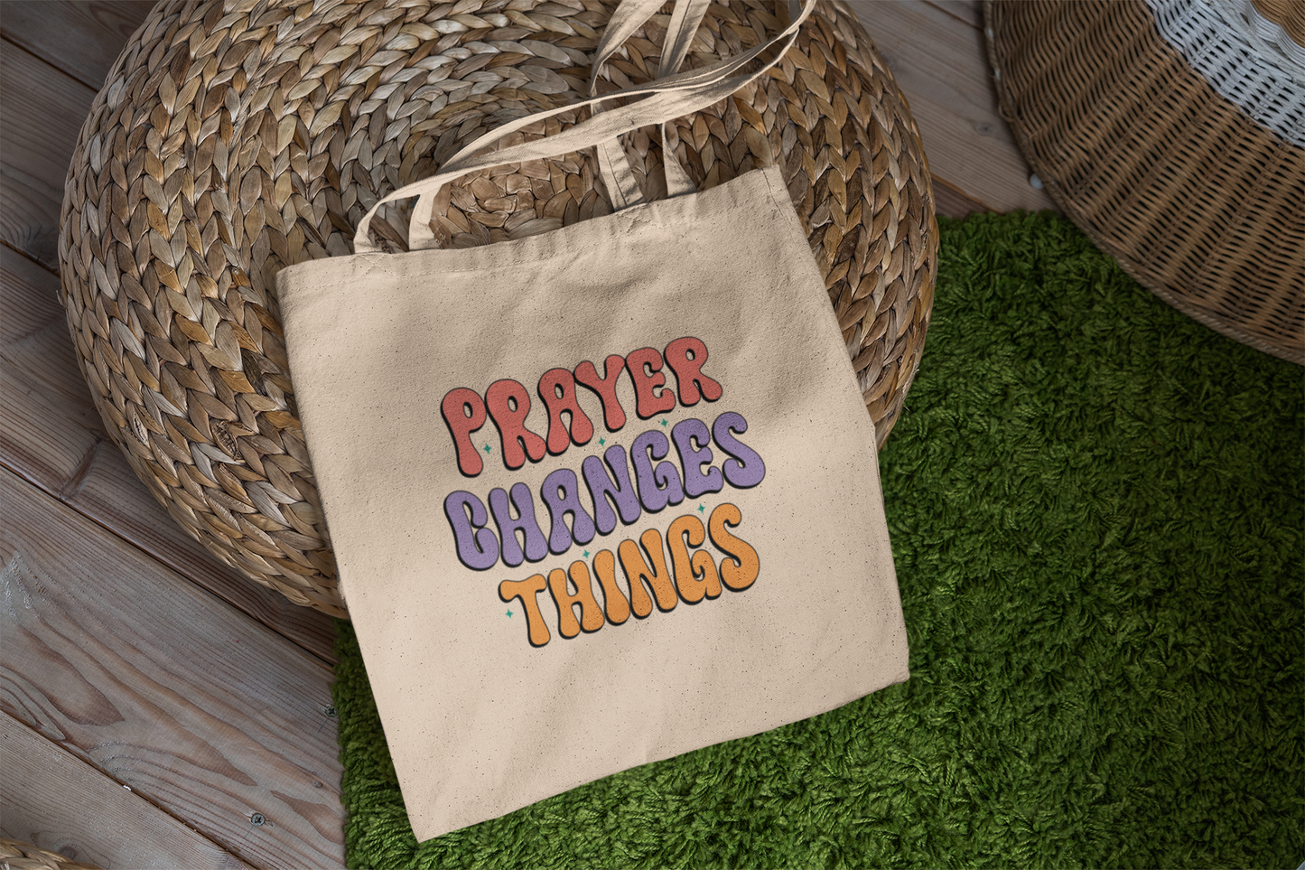 PRAYER CHANGES THINGs - PROMISEKEEPER TOTES