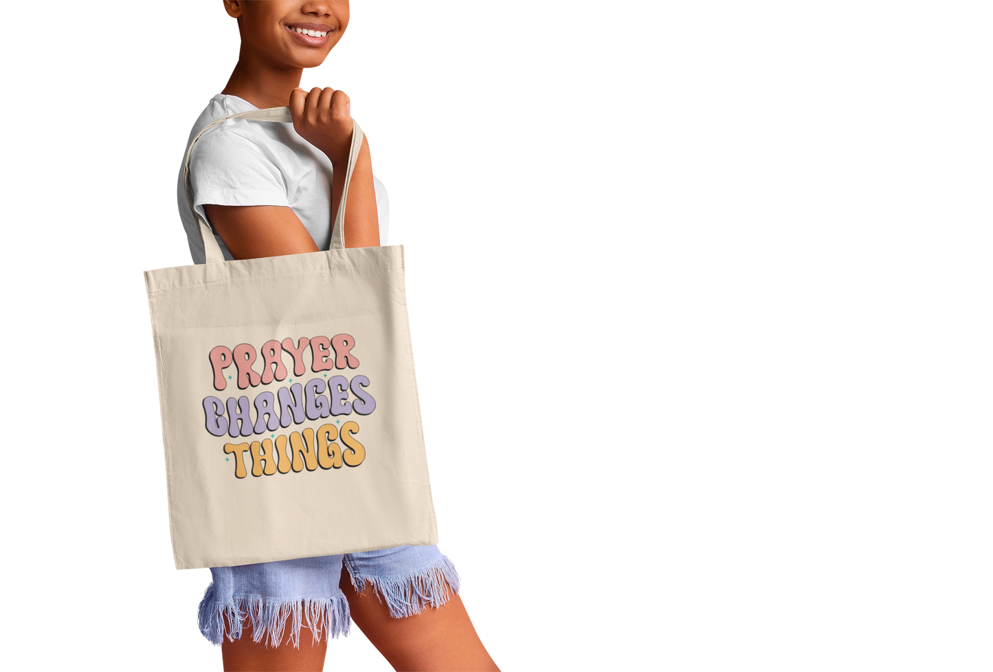 PRAYER CHANGES THINGs - PROMISEKEEPER TOTES