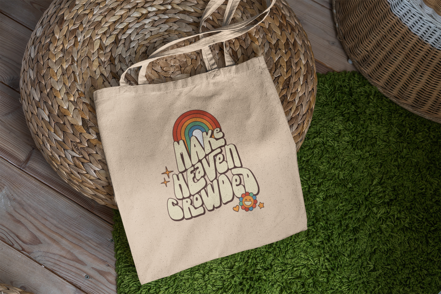 MAKE HEAVEN CROWDED - PROMISEKEEPER TOTES