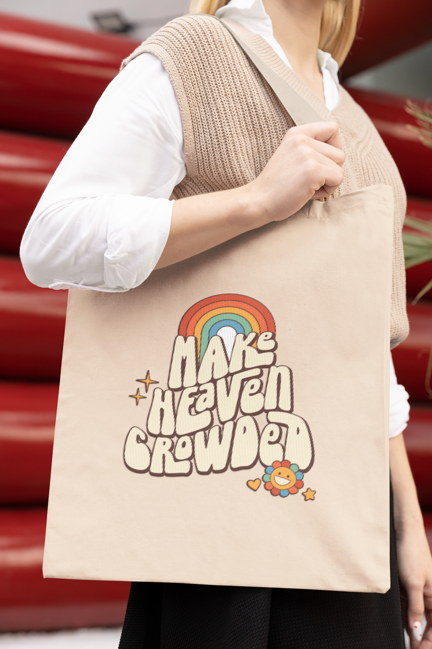 MAKE HEAVEN CROWDED - PROMISEKEEPER TOTES