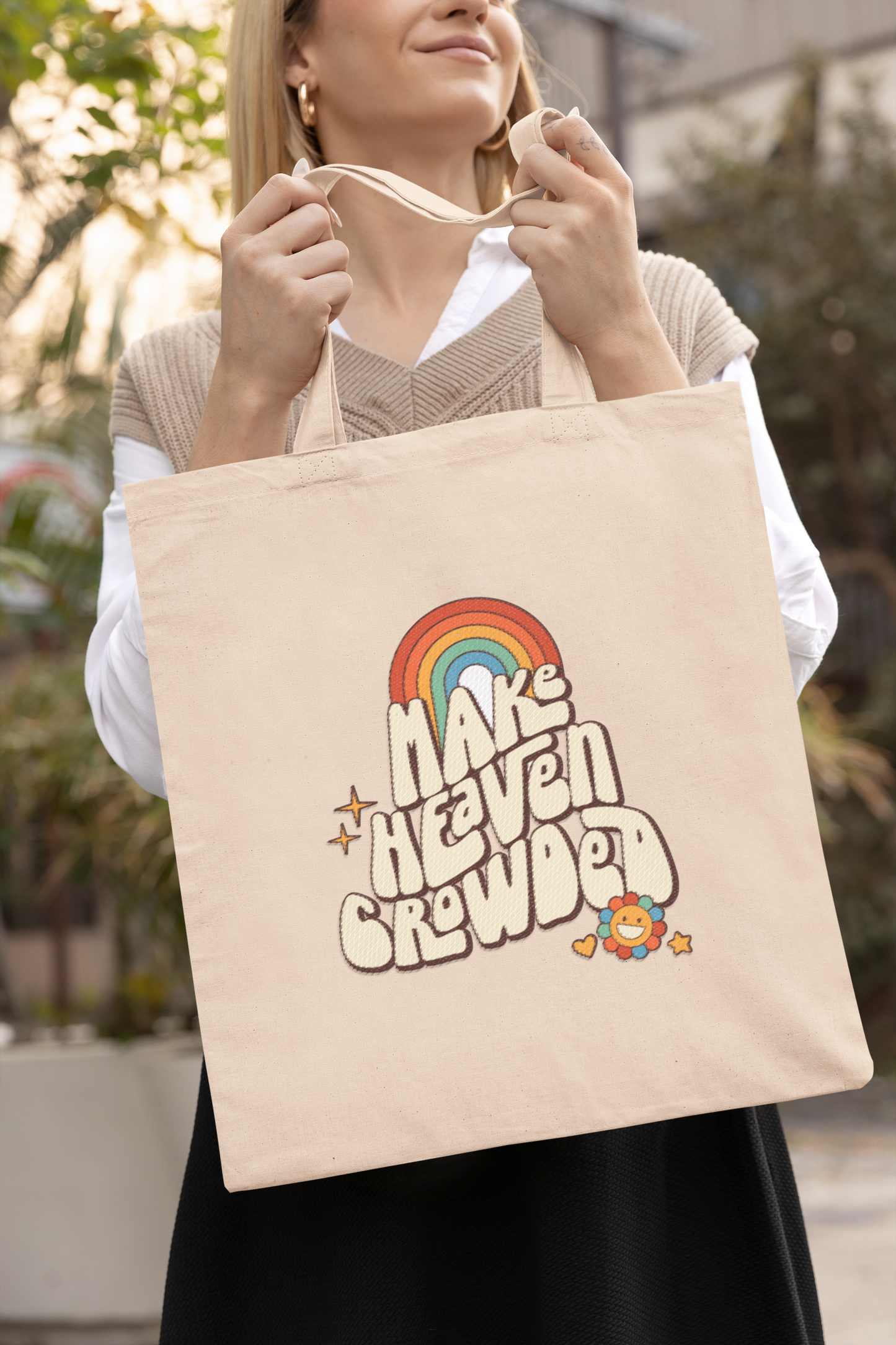 MAKE HEAVEN CROWDED - PROMISEKEEPER TOTES