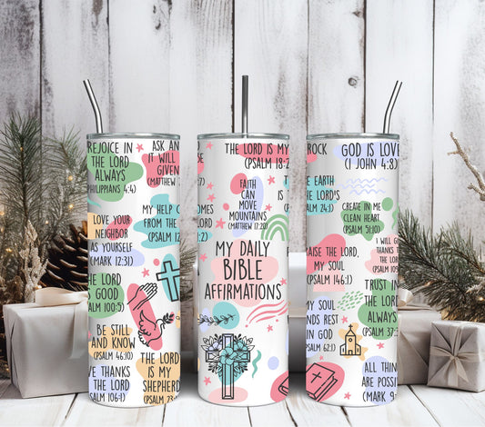 BIBLE VERSES TUMBLER