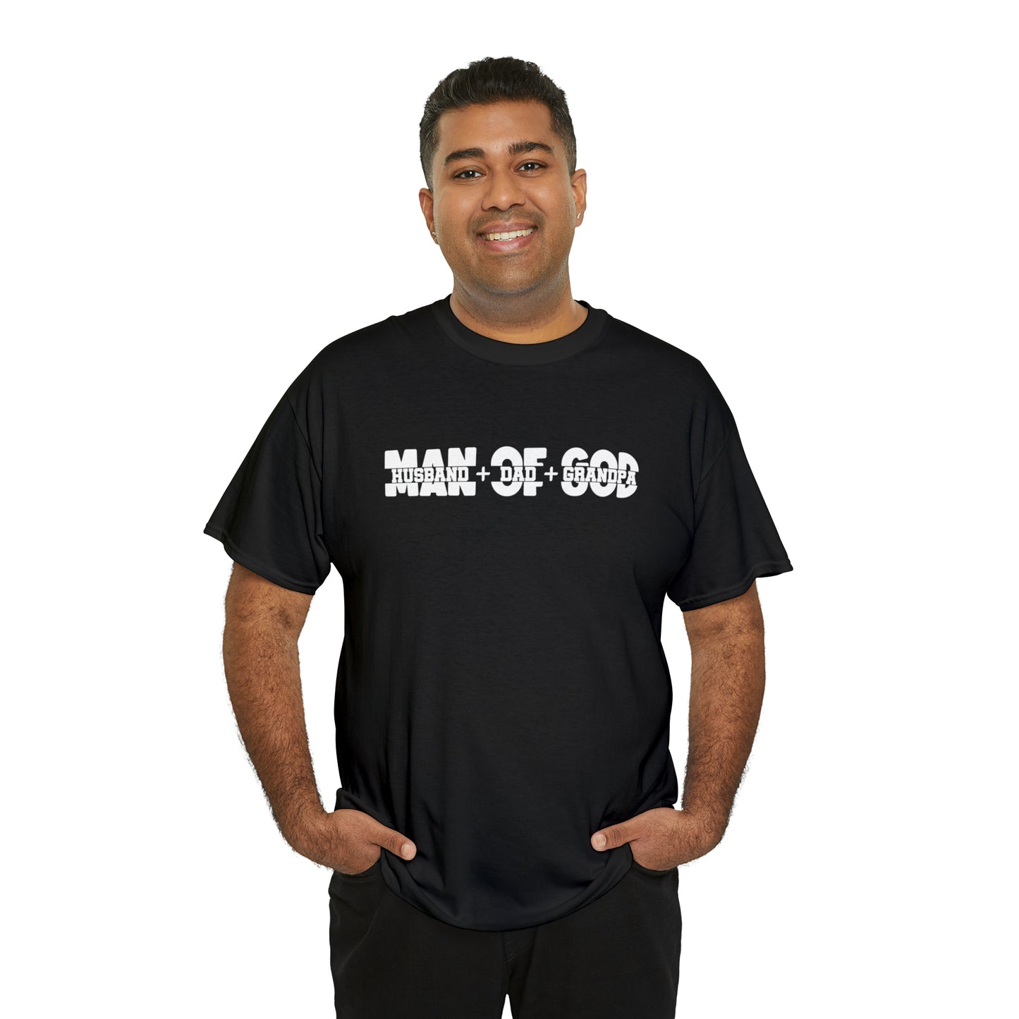 MAN OF GOD - DRK TEE