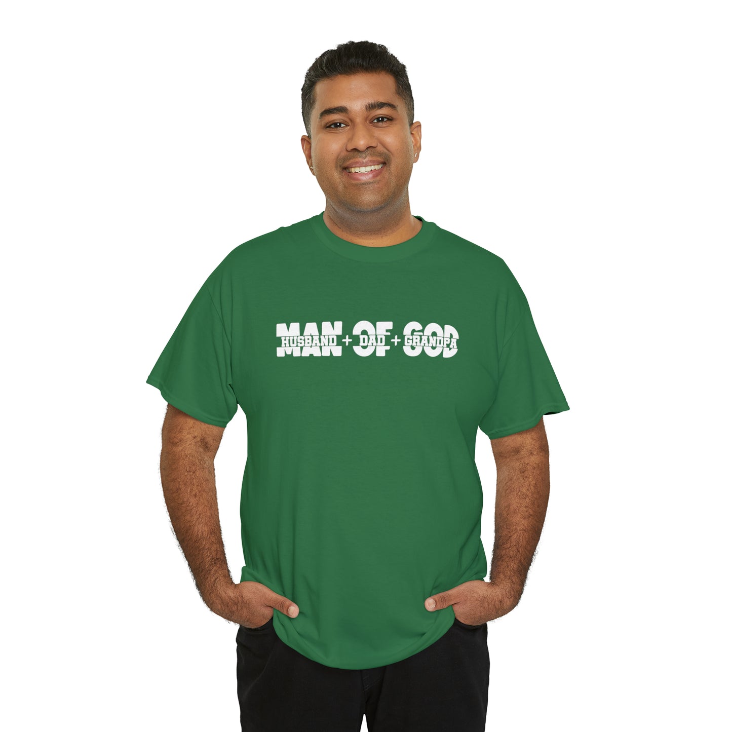 MAN OF GOD - DRK TEE