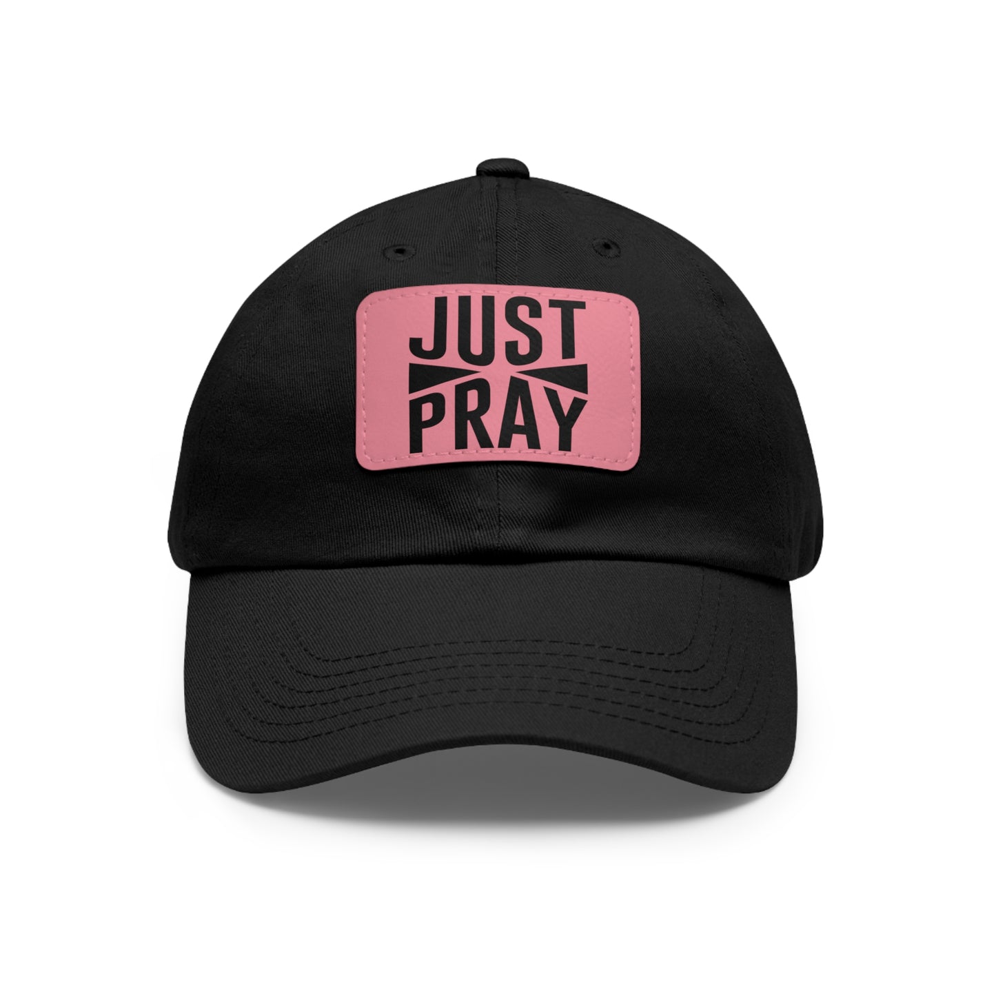 JUST PRAY - LEATHER PATCH CAP