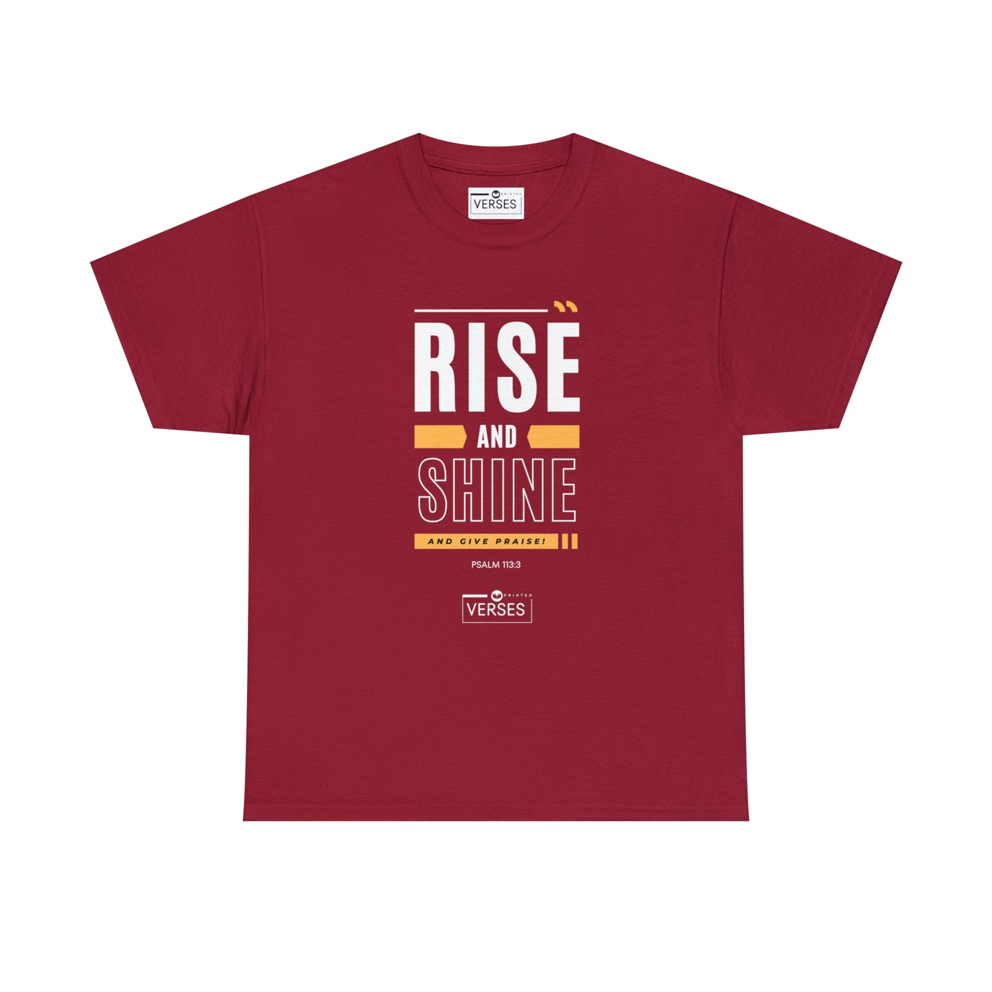 RISE AND SHINE AND GIVE PRAISE - DRK TEE