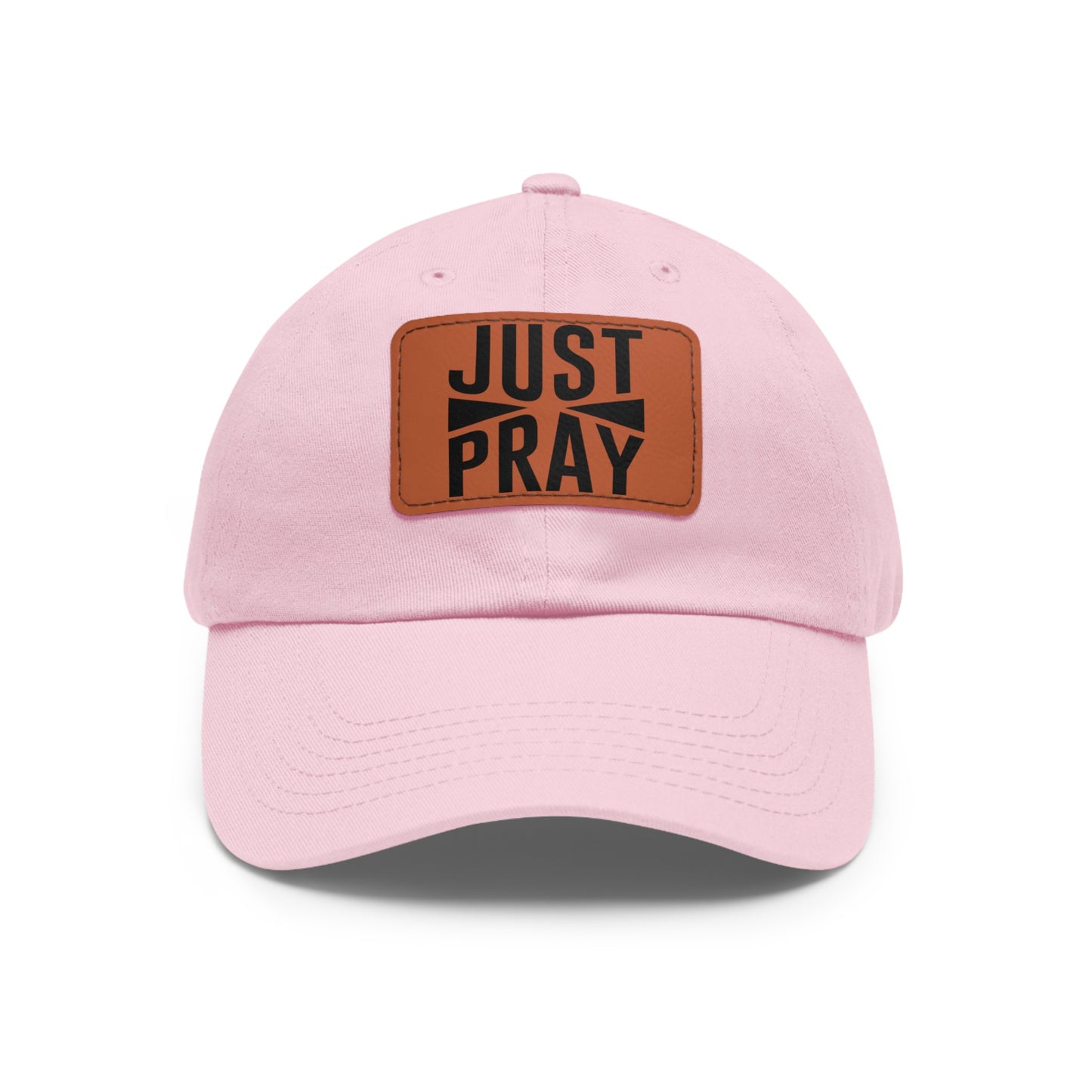 JUST PRAY - LEATHER PATCH CAP