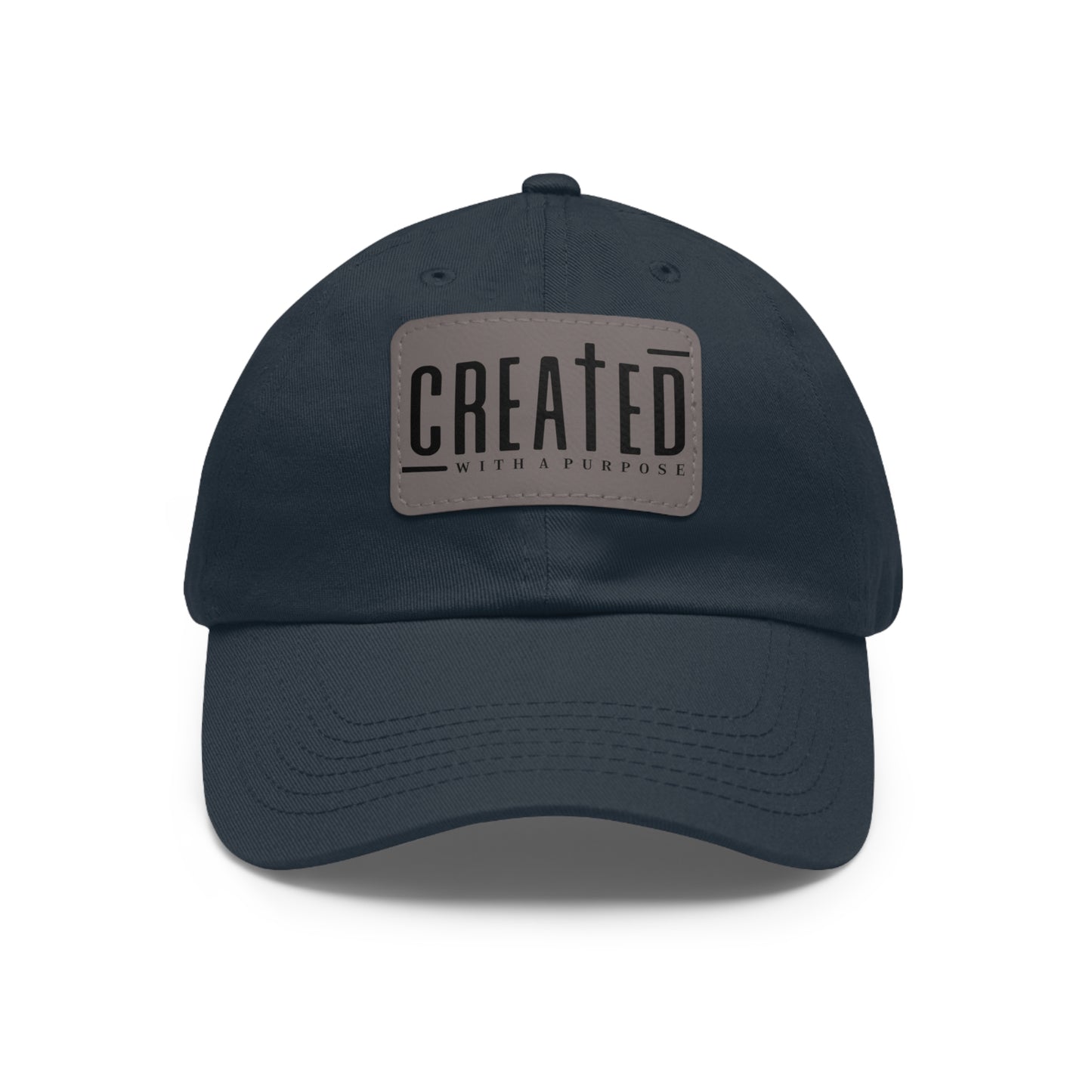 CREATED WITH PURPOSE - LEATHER PATCH CAP
